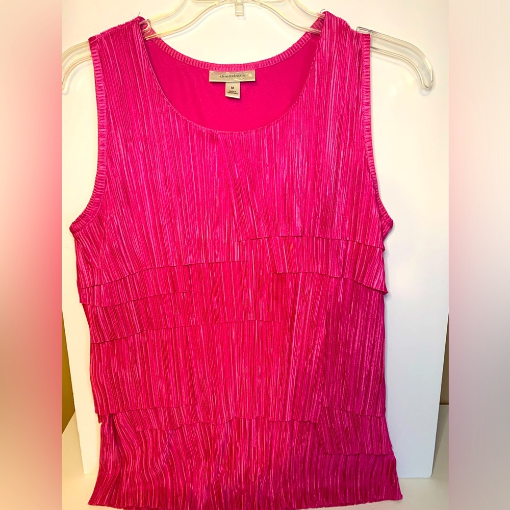 Dress Barn Pink top; medium